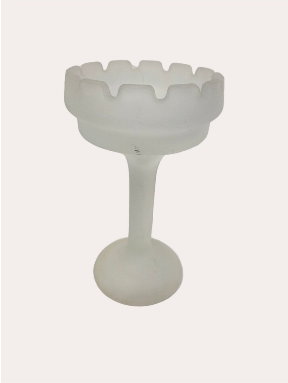 Vintage Partylite "Clairmont" Frosted Satin Glass Votive/Tealight Holder